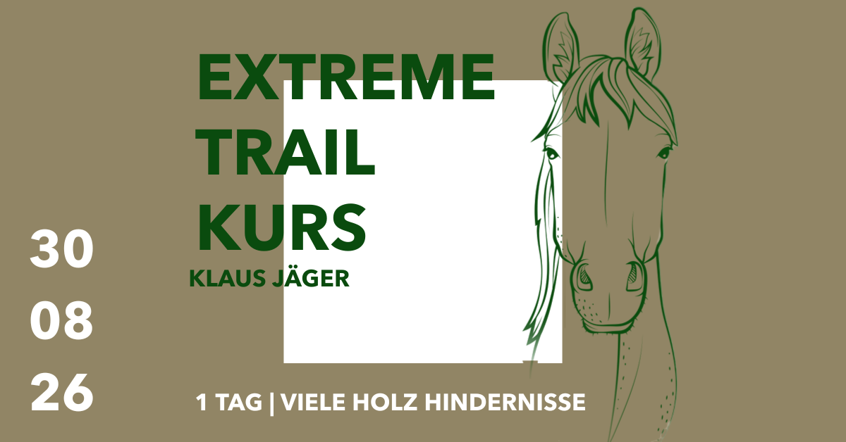 Extreme Trail Kurs mit Klaus Jäger