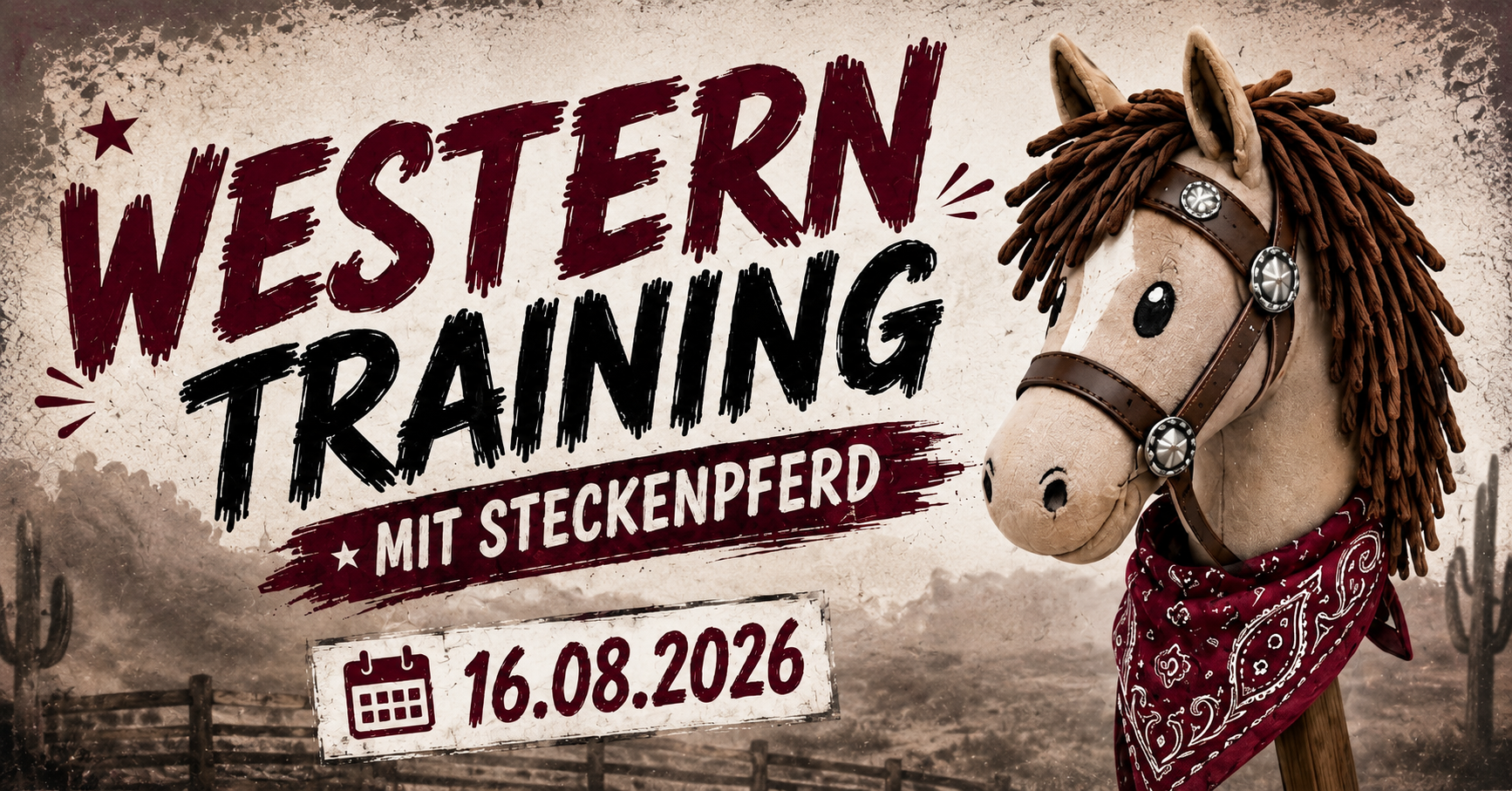 Hobby Horsing Westerntraining